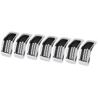 Chrome Black Honeycomb Grille Grill Inserts For 2014-18 Jeep Cherokee