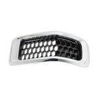 Chrome Black Honeycomb Grille Grill Inserts For 2014-18 Jeep Cherokee