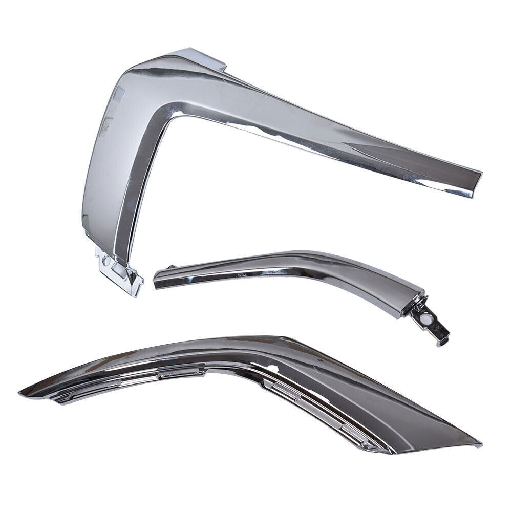 Front Bumper LH Chrome Trim Molding For 2016-2019 Mitsubishi Outlander