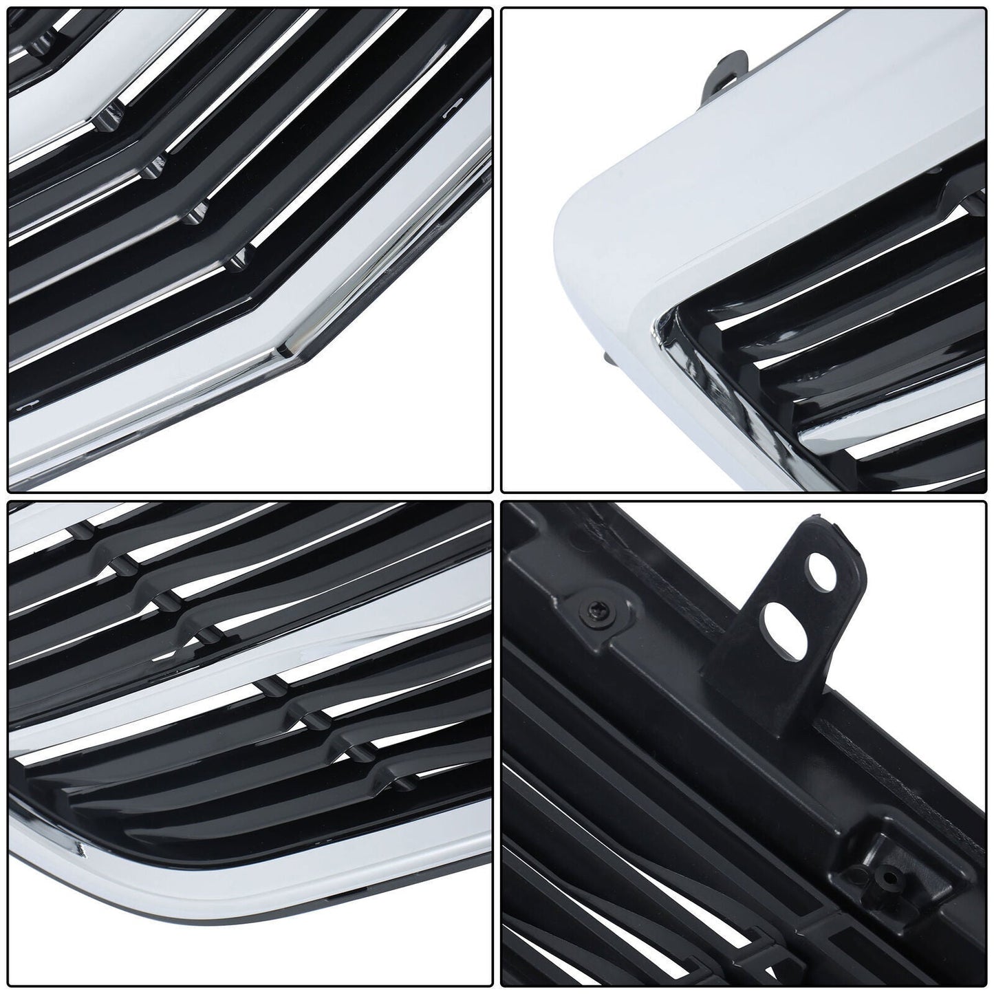 Front Upper Bumper Grille Chrome 22879627 For 2015-2019 Cadillac ATS