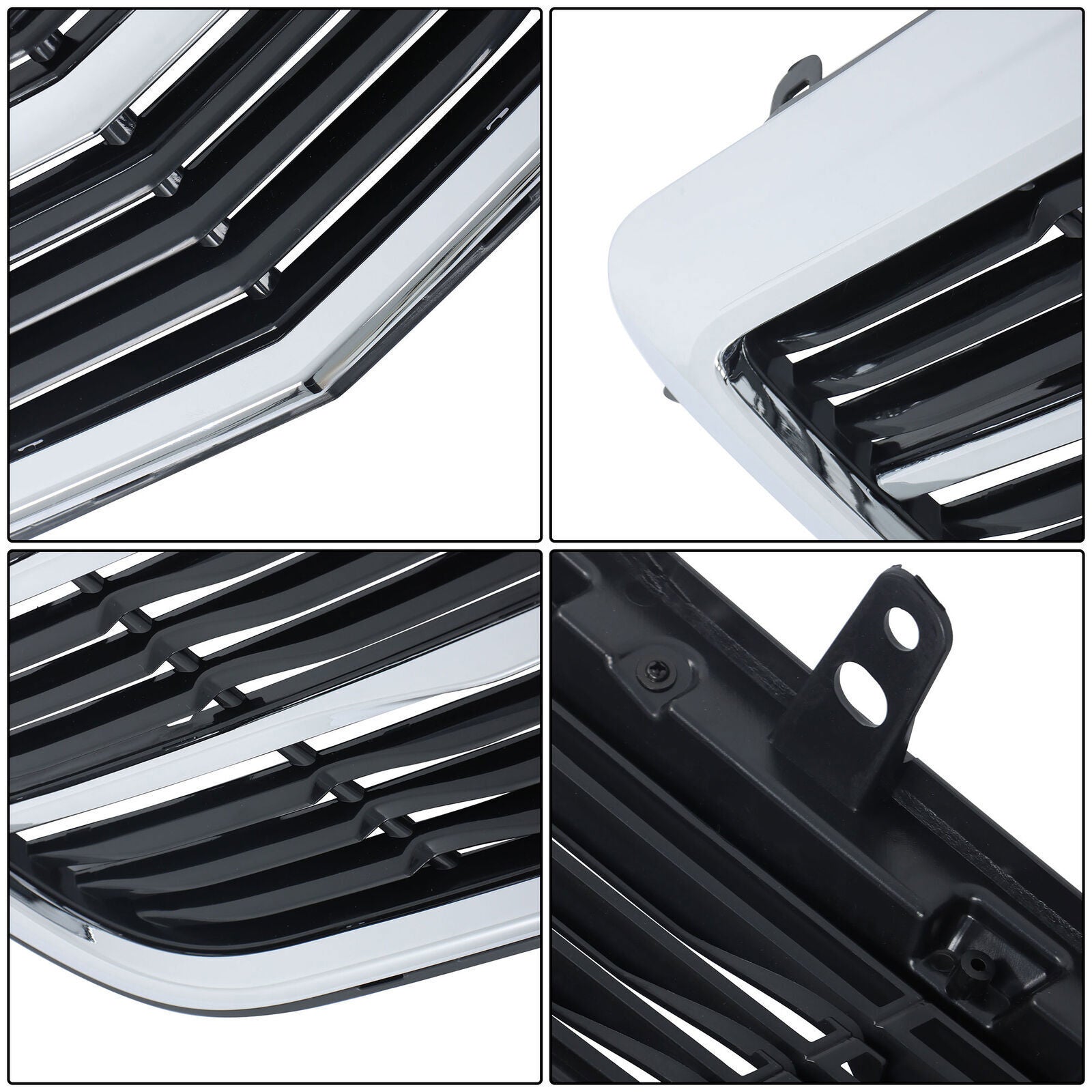 Front Upper Bumper Grille Chrome 22879627 For 2015-2019 Cadillac ATS