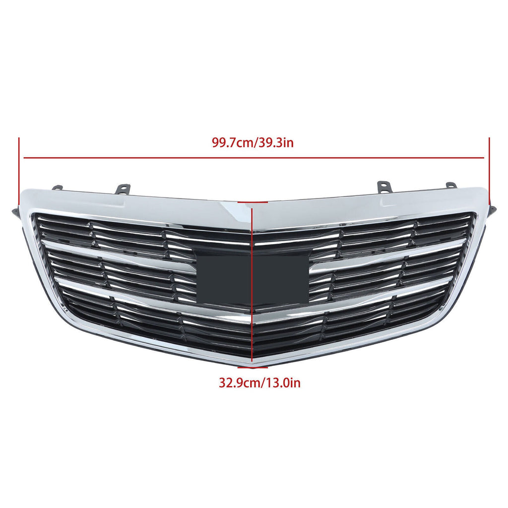 Front Upper Bumper Grille Chrome 22879627 For 2015-2019 Cadillac ATS