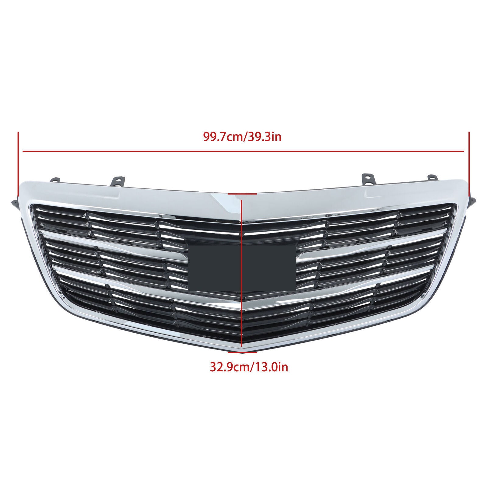 Front Upper Bumper Grille Chrome 22879627 For 2015-2019 Cadillac ATS