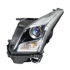 Left Headlight For 2013-2018 Cadillac ATS Halogen Type Chrome Housing