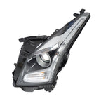 Left Headlight For 2013-2018 Cadillac ATS Halogen Type Chrome Housing
