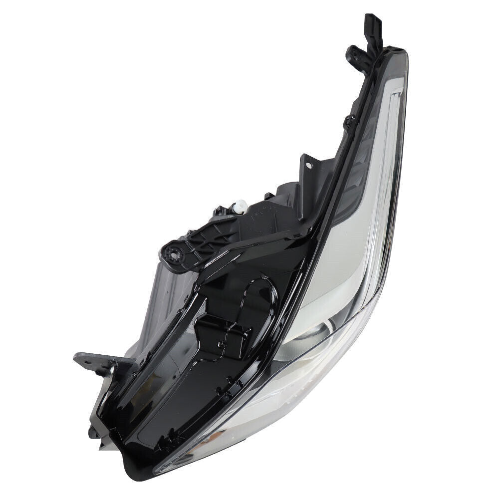 Left Headlight For 2013-2018 Cadillac ATS Halogen Type Chrome Housing