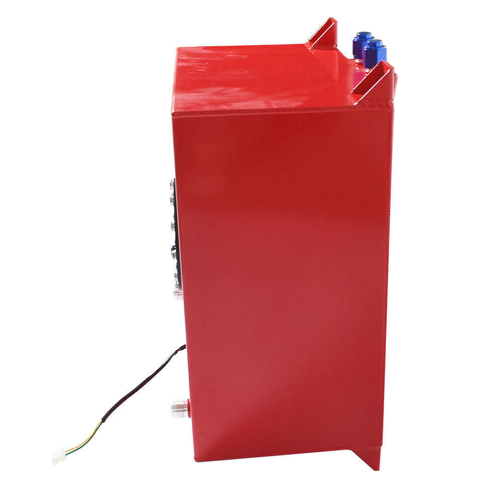 10 Gallon / 40L Fuel Cell Tank Aluminum W/ Level Sender Racing Drift Red