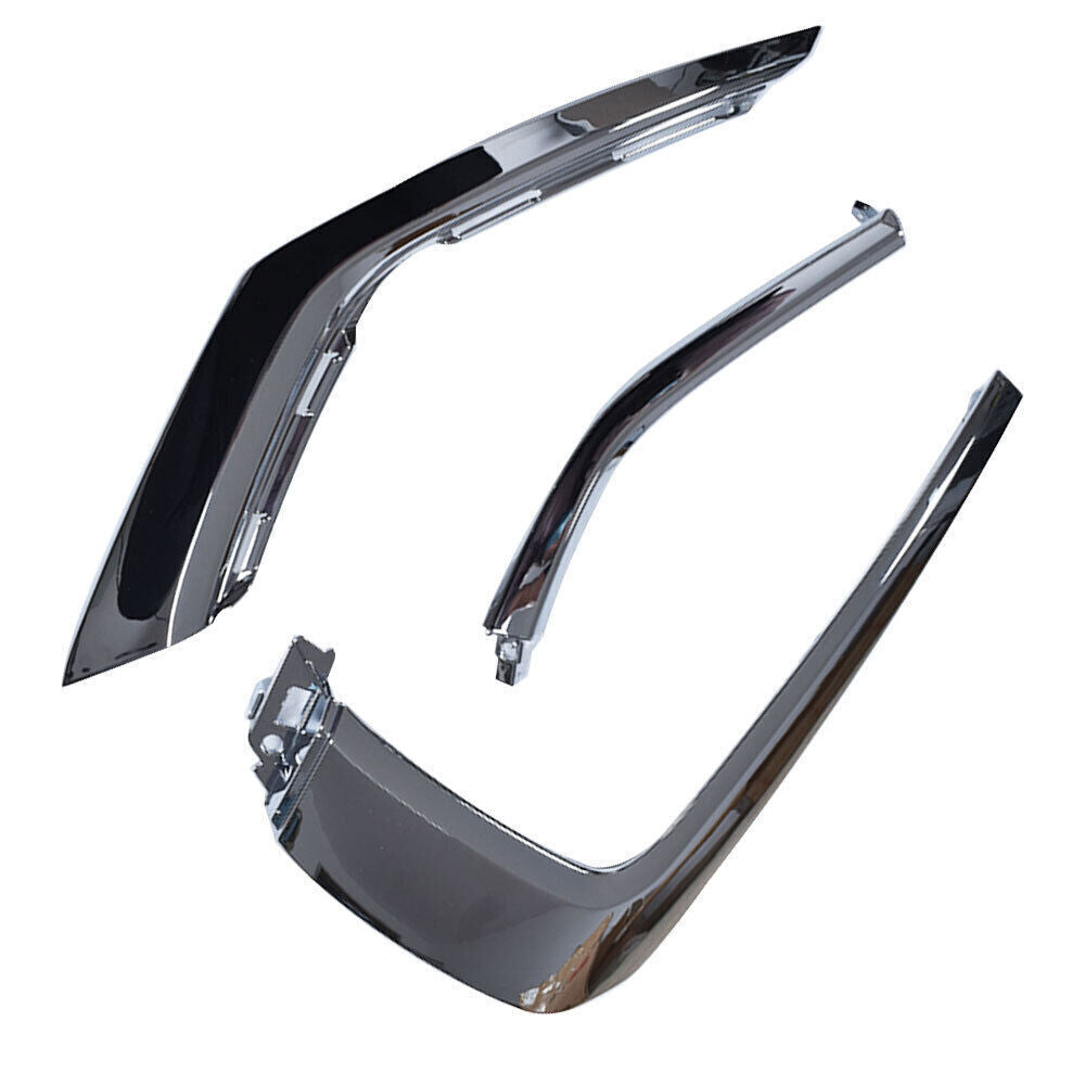 Front bumper RH Side Chrome Trim Set For 2016-2020 Mitsubishi Outlander