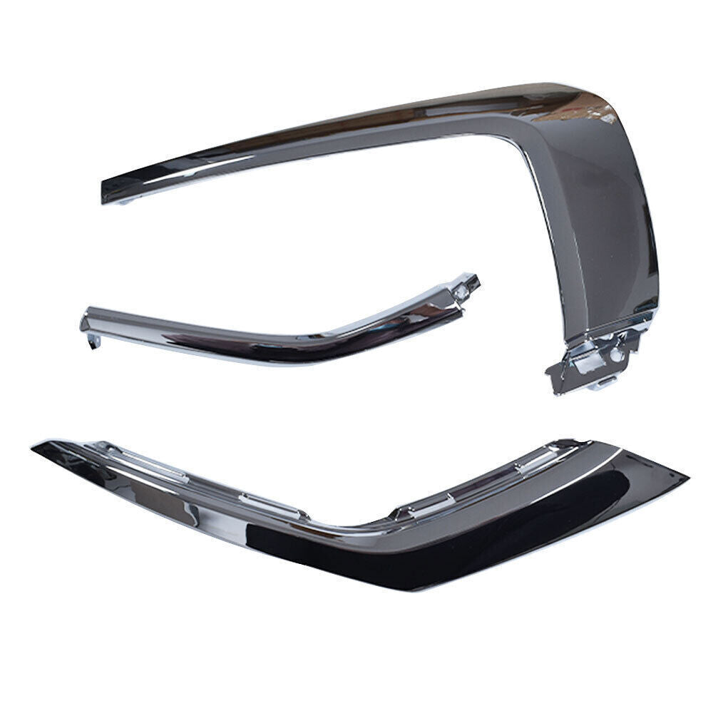 Front bumper RH Side Chrome Trim Set For 2016-2020 Mitsubishi Outlander
