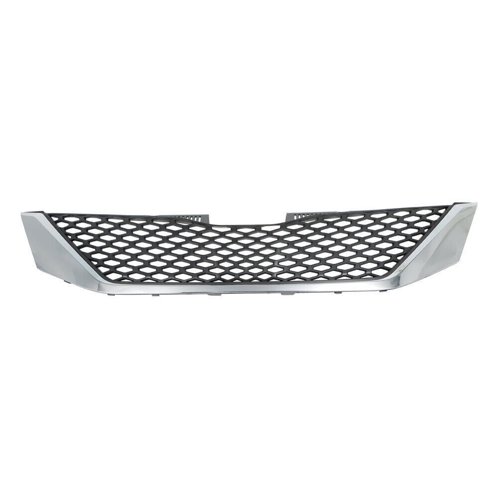 Front Upper Grille Fit For 2011-2017 Toyota Sienna Chrome Trim Plastic