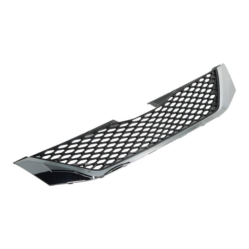 Front Upper Grille Fit For 2011-2017 Toyota Sienna Chrome Trim Plastic