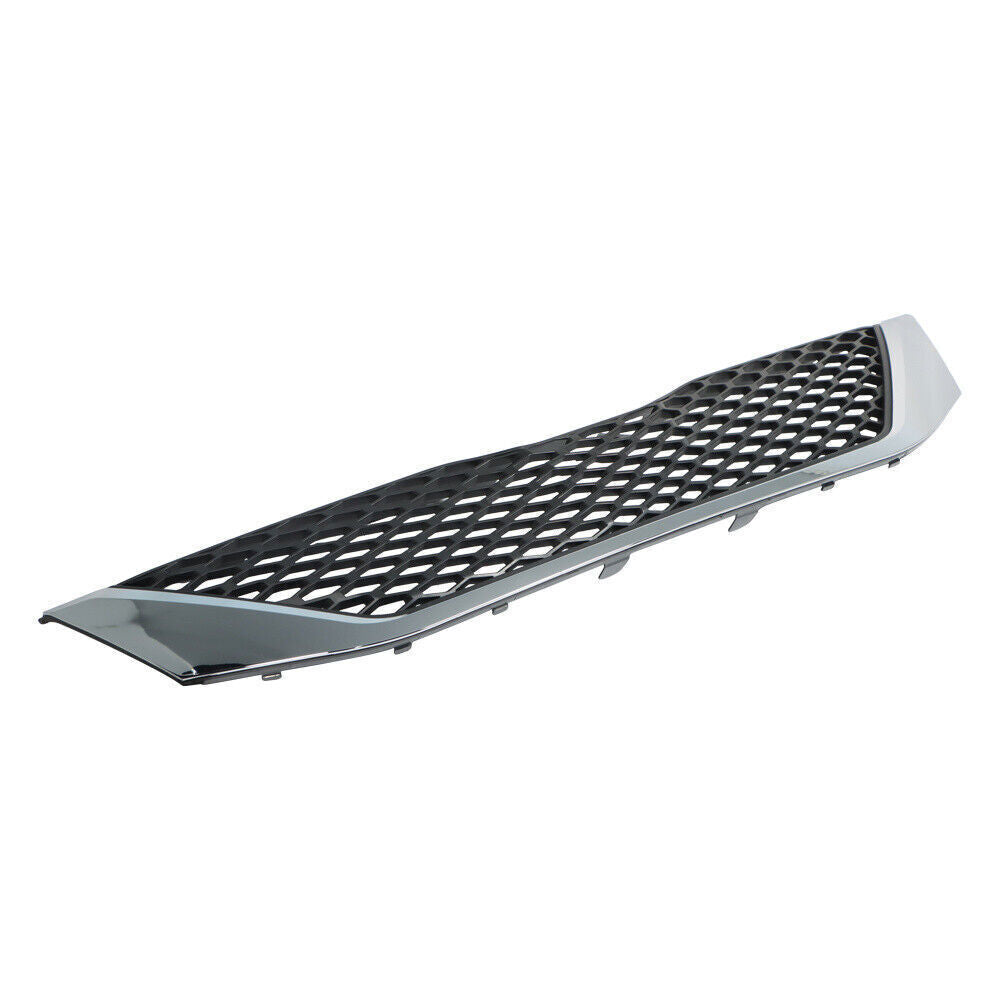 Front Upper Grille Fit For 2011-2017 Toyota Sienna Chrome Trim Plastic