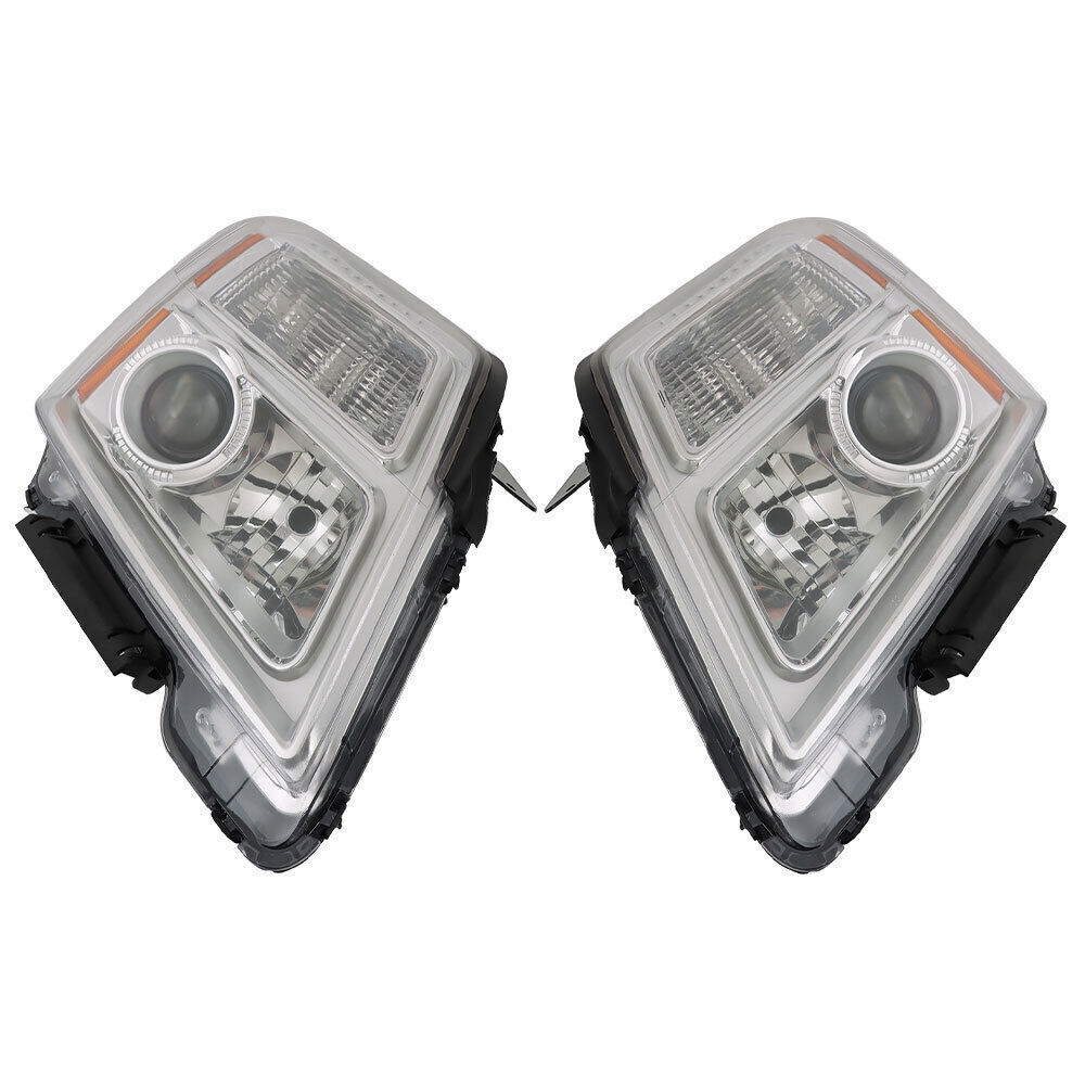 Left+Right Headlight Fit For 2016-2017 GMC Terrain SLE SL SLT Halogen