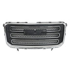 Front Upper Bumper Cover + Front Bumper Grille For 2013-2016 GMC Acadia