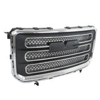 Front Upper Bumper Cover + Front Bumper Grille For 2013-2016 GMC Acadia