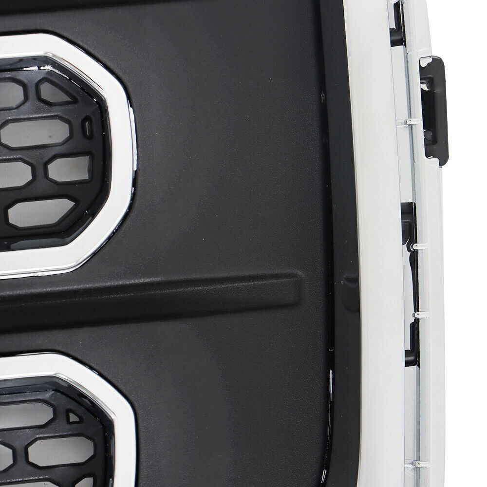 Front Upper Bumper Cover + Front Bumper Grille For 2013-2016 GMC Acadia