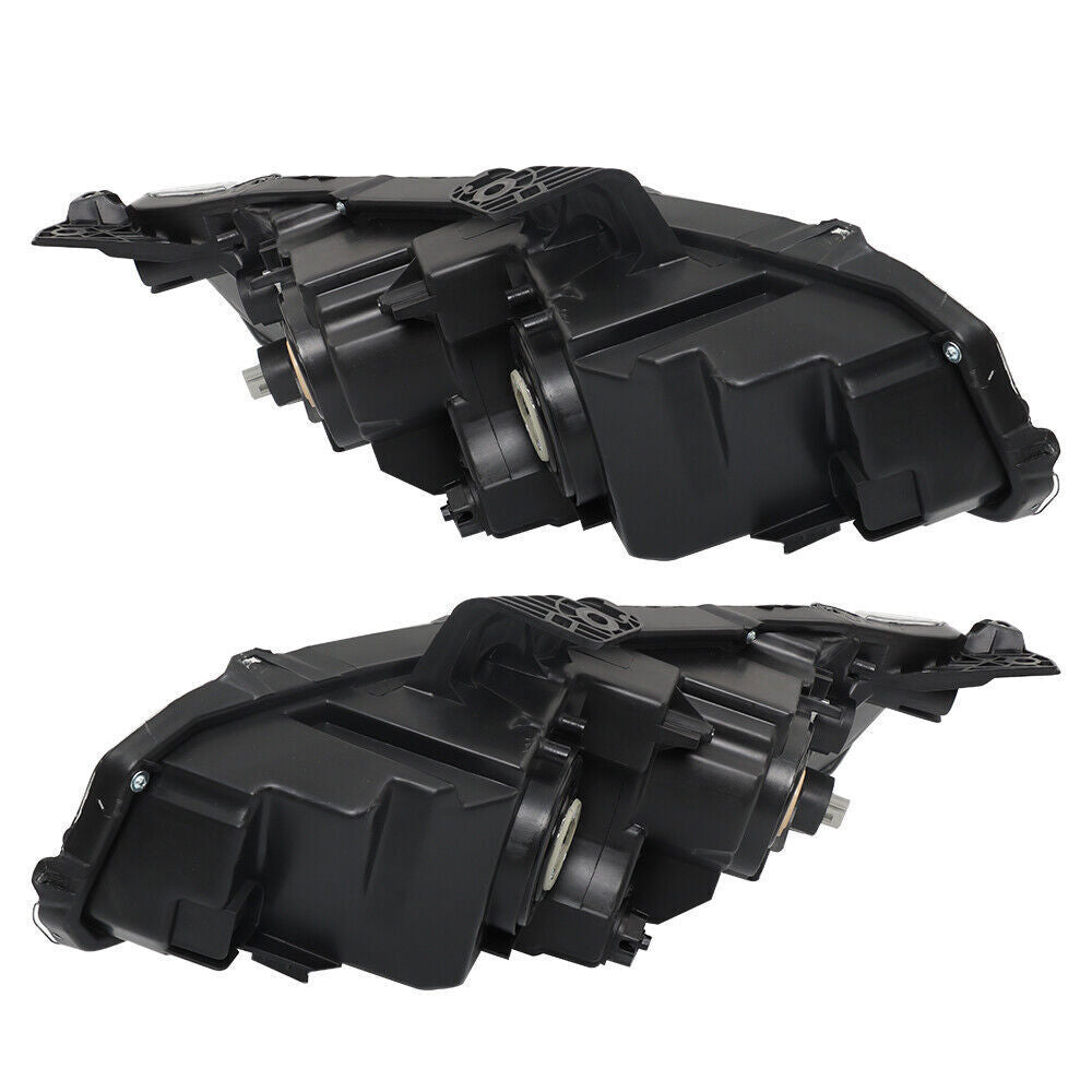Right+Left Headlights For 2016-20 Honda Civic Halogen Electroplated Trim