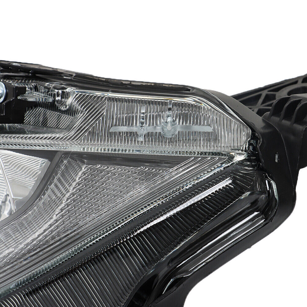 Right+Left Headlights For 2016-20 Honda Civic Halogen Electroplated Trim