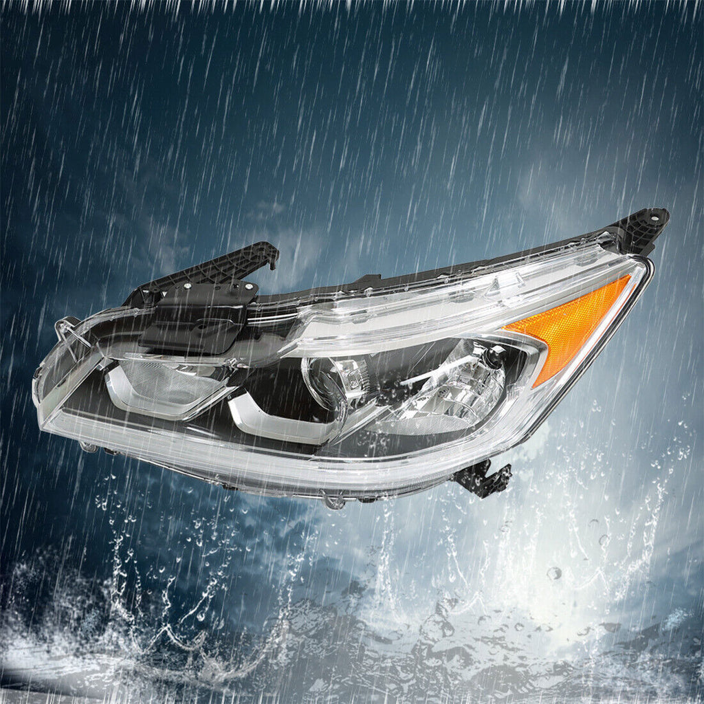 LH+RH Headlight For 2016-2017 Honda Accord EX/EX-L/Sport Sedan W/LED DRL