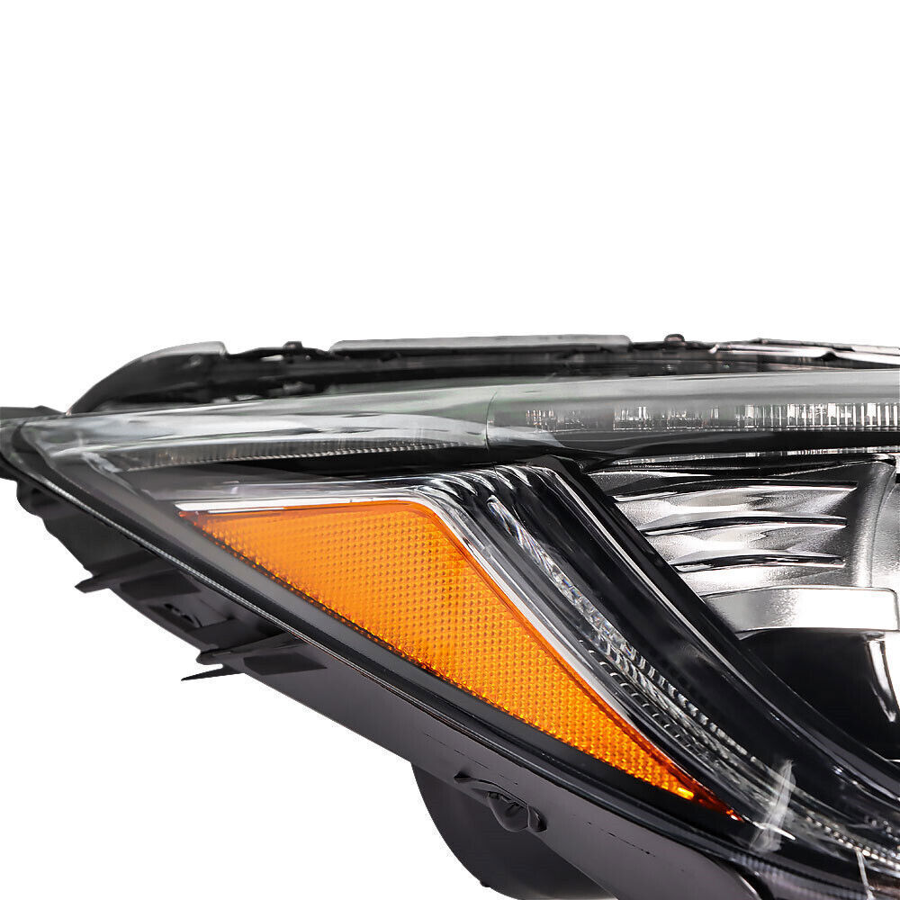 Left+Right Headlights For 2017-2022 Honda CRV CR-V Halogen Black Housing