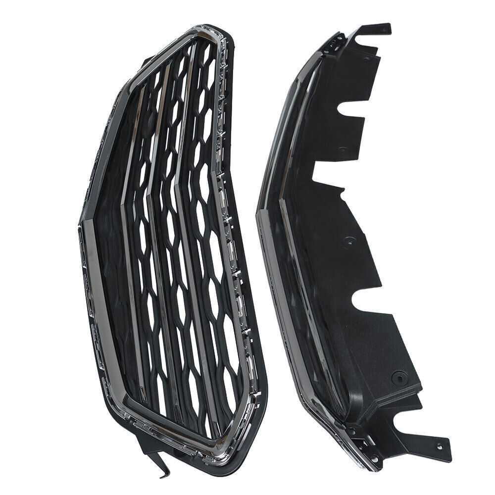 Front Upper Lower Grille Grill Set For Chevrolet Equinox 2016-2017