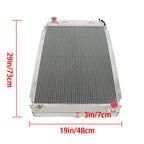 Racing Radiator 3 Row Full Aluminum For 1979-1993 Ford Mustang GT/LX V6