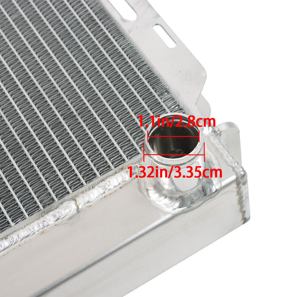 Racing Radiator 3 Row Full Aluminum For 1979-1993 Ford Mustang GT/LX V6