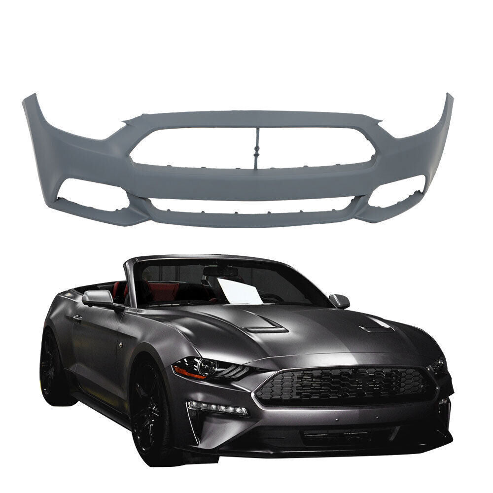 Front Bumper Cover For 2015-2017 Ford Mustang Except Shelby Model Primed