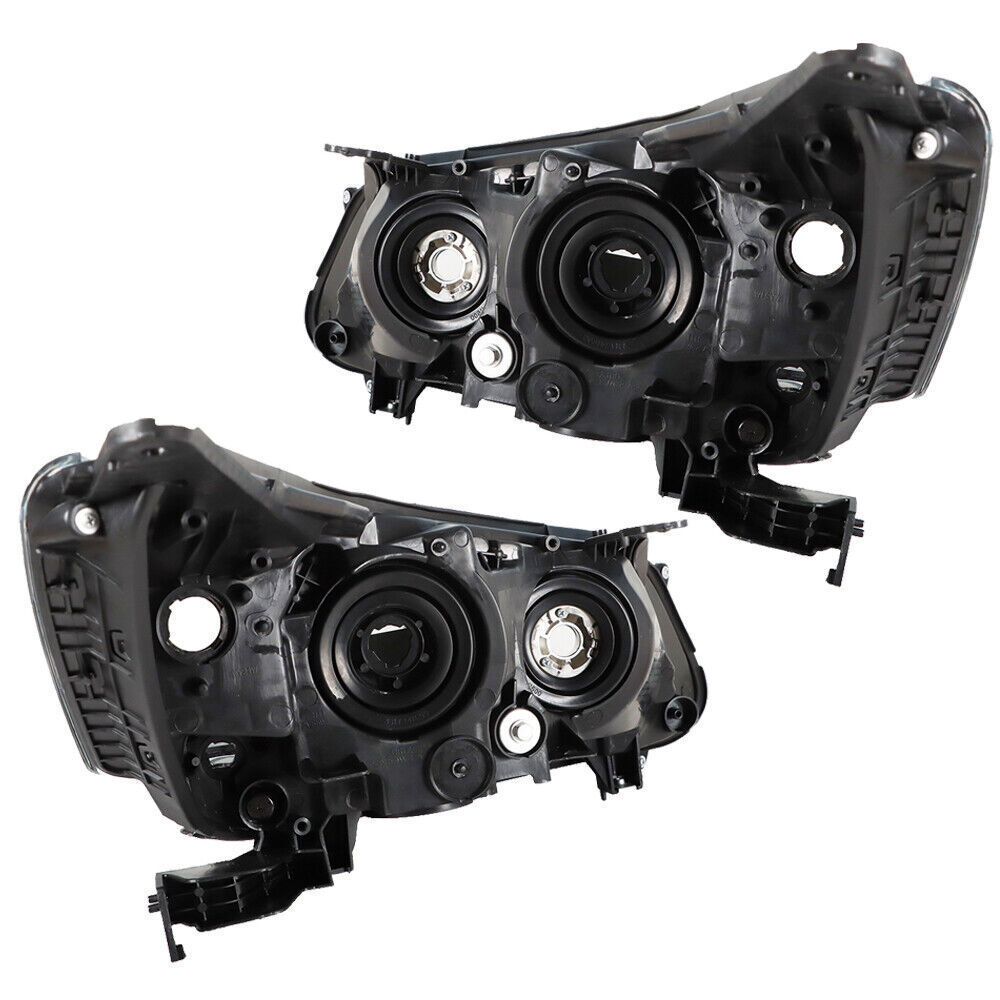 Headlights Headlamps Halogen For 2013-2015 Honda Accord Black Right Left
