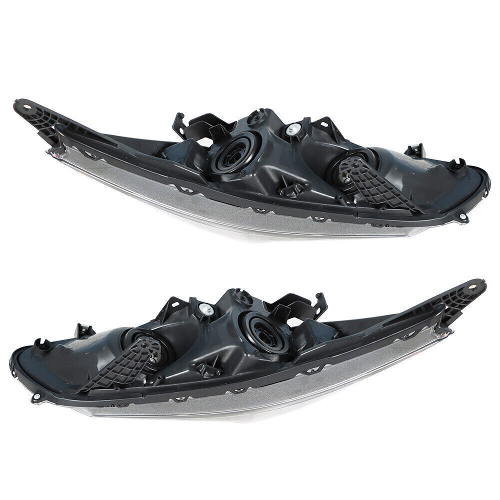 Headlights Headlamps Halogen For 2013-2015 Honda Accord Black Right Left