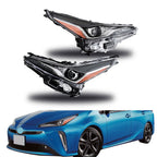 Left+Right Headlight For 2019 2020 2021 2022 Toyota Prius LED Headlamps