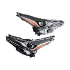Left+Right Headlight For 2019 2020 2021 2022 Toyota Prius LED Headlamps