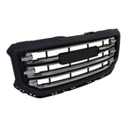 Front Grille Chrome Plating Black Gray For 2016-18 2019 Gmc Sierra 1500
