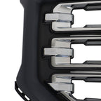 Front Grille Chrome Plating Black Gray For 2016-18 2019 Gmc Sierra 1500