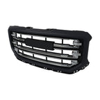 Front Grille Chrome Plating Black Gray For 2016-18 2019 Gmc Sierra 1500
