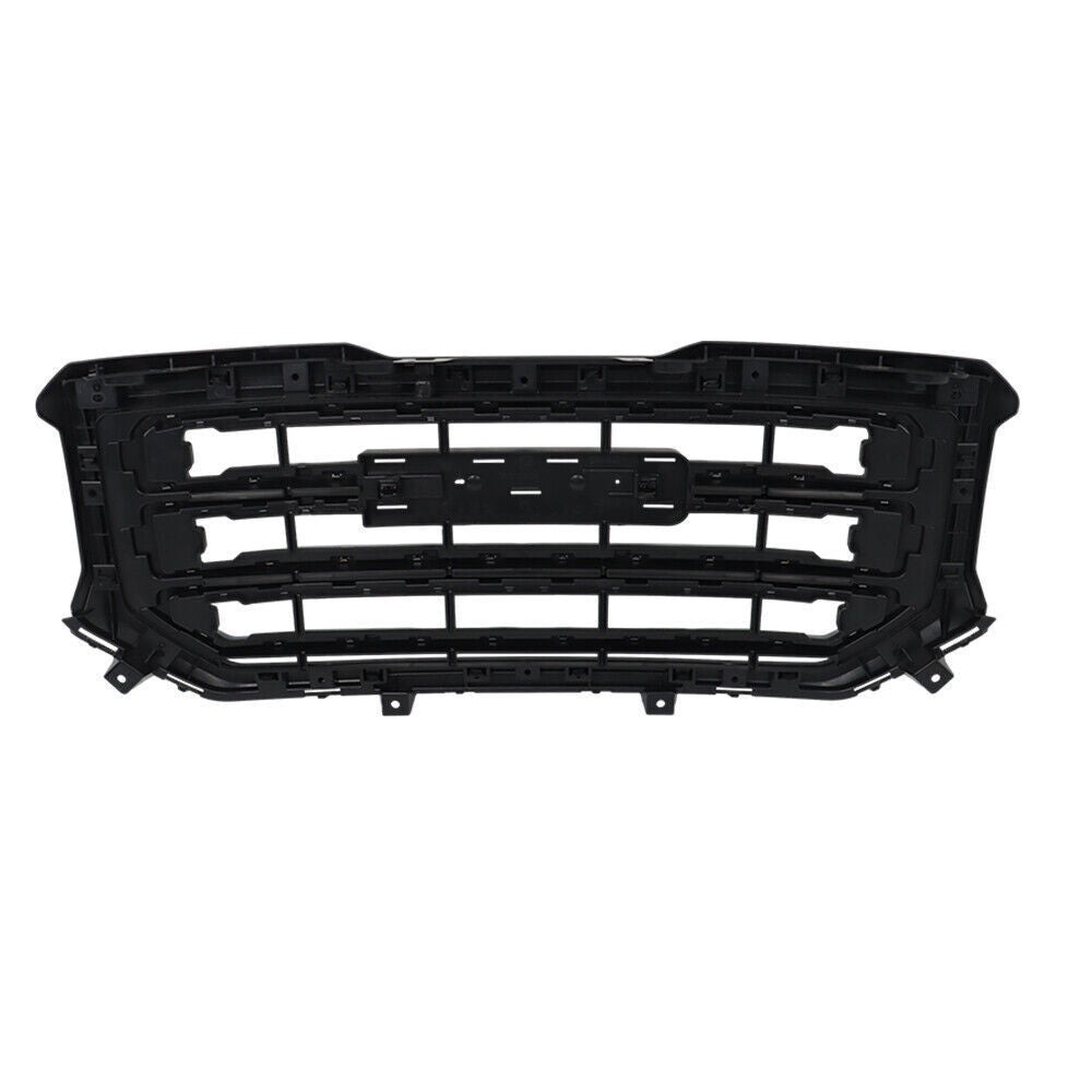 Front Grille Chrome Plating Black Gray For 2016-18 2019 Gmc Sierra 1500
