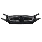 Front Hood Grill Grille Eyelid For 2016-2018 Honda Civic Coupe Sedan