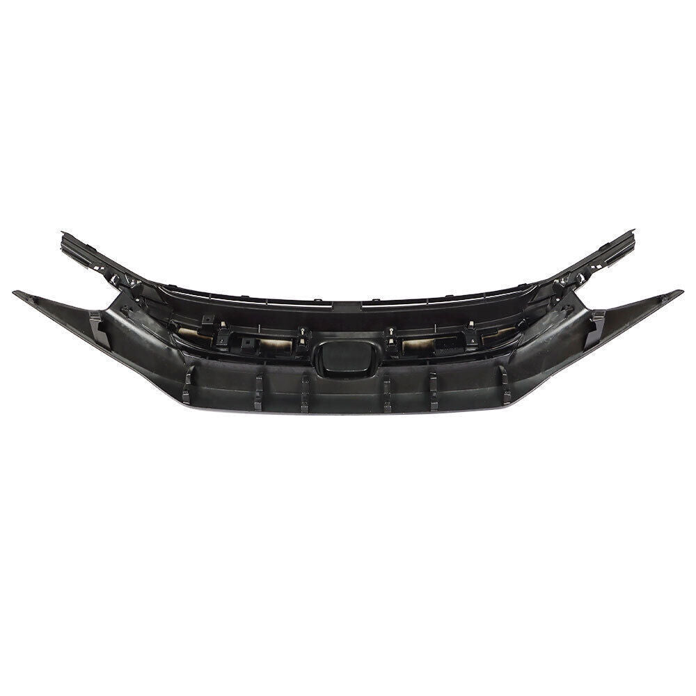 Front Hood Grill Grille Eyelid For 2016-2018 Honda Civic Coupe Sedan