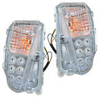 Left and Right Fog Lights Fit For 2012-2015 Toyota Prius Clear LED DRL