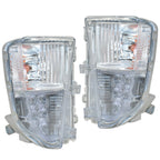 Left and Right Fog Lights Fit For 2012-2015 Toyota Prius Clear LED DRL