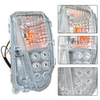 Left and Right Fog Lights Fit For 2012-2015 Toyota Prius Clear LED DRL