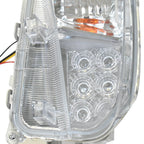 Left and Right Fog Lights Fit For 2012-2015 Toyota Prius Clear LED DRL