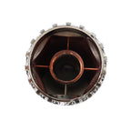 Chrome Pair Front Wheel Covers Hub Axle Semi Plastic ABS 33mm Nut Covers