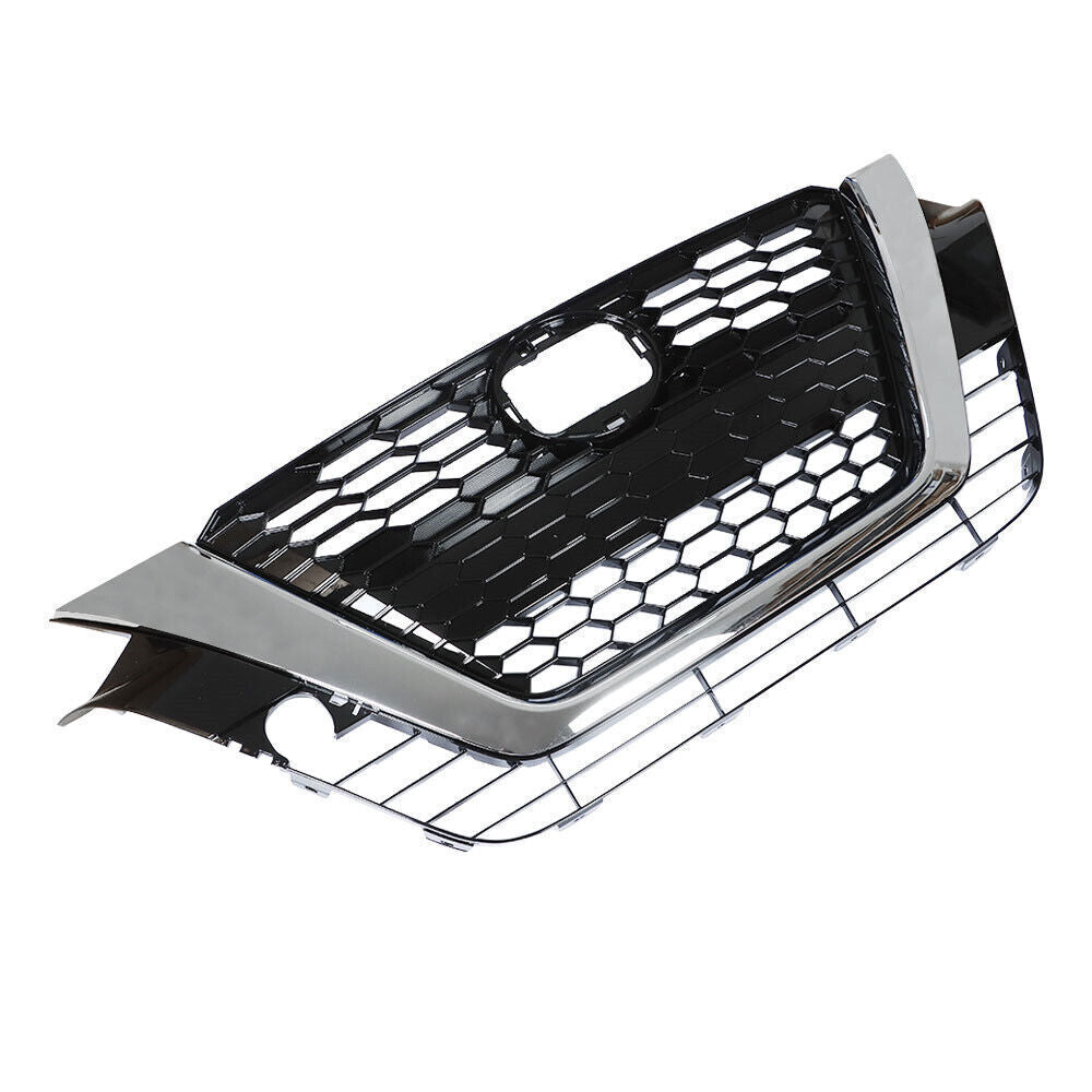 Front Upper Grill For 2019-2021 Nissan Altima Chrome Black Factory Style