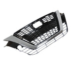 Front Upper Grill For 2019-2021 Nissan Altima Chrome Black Factory Style