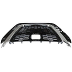 Front Upper Grill For 2019-2021 Nissan Altima Chrome Black Factory Style