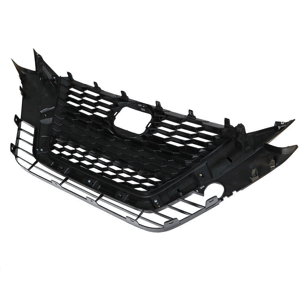 Front Upper Grill For 2019-2021 Nissan Altima Chrome Black Factory Style