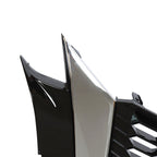 Front Upper Grill For 2019-2021 Nissan Altima Chrome Black Factory Style