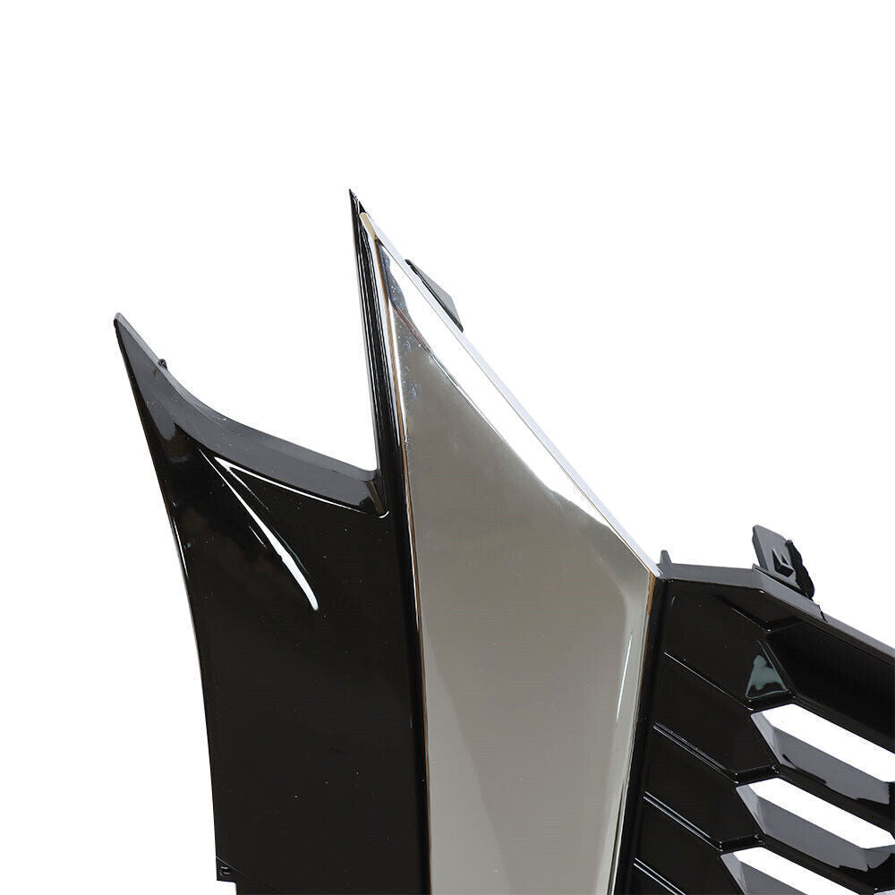 Front Upper Grill For 2019-2021 Nissan Altima Chrome Black Factory Style