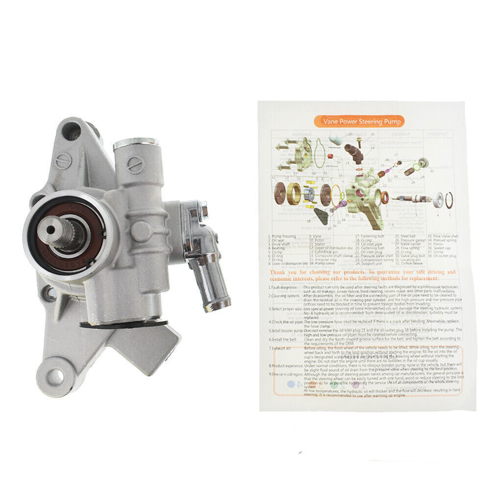 Power Steering Pump For 1997 1998-2001 Honda Civic CRV CR-V Acura EL